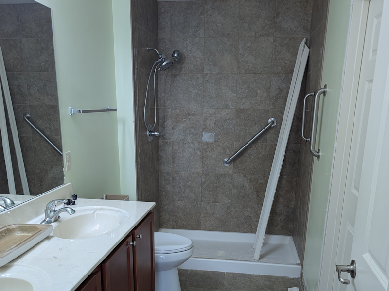 Bathroom remodel in Cordova, TN — before